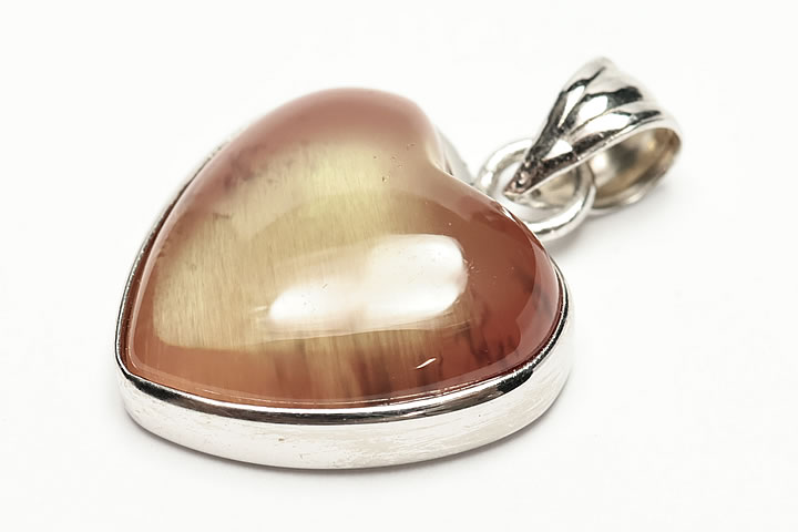 チベットアンデシン(ラザシン)ハートペンダントトップ