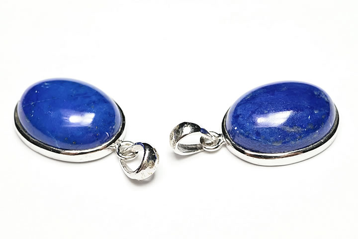 ラピスラズリオーバルペンダントトップ(大)