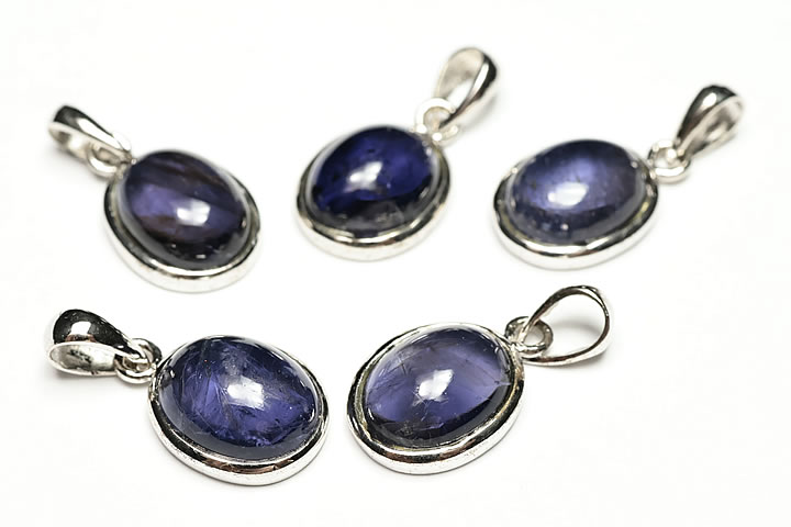 アイオライトオーバルペンダントトップ