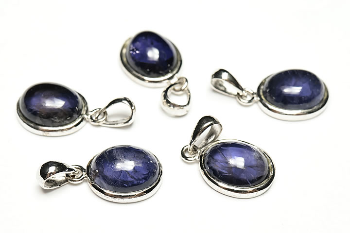 アイオライトオーバルペンダントトップ