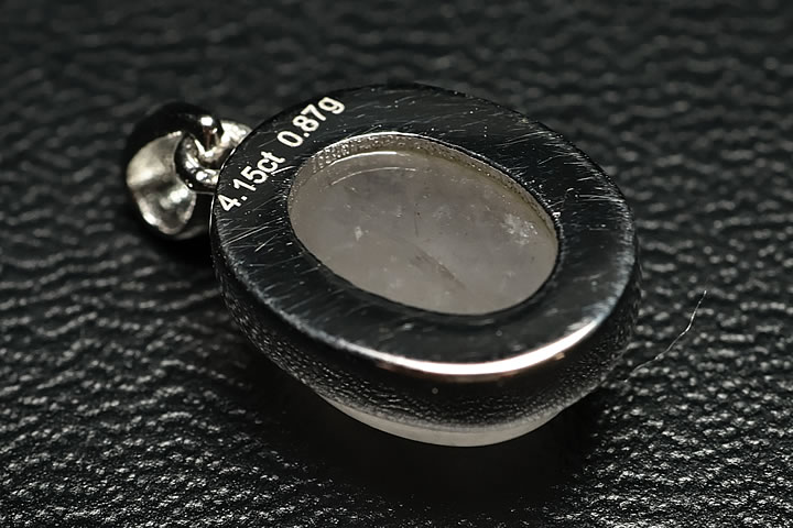 4.15ctフェナカイトペンダントトップ　シルバー925フレーム　ファイナルグレード