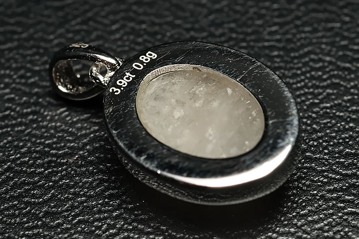 3.9ctフェナカイトペンダントトップ　シルバー925フレーム　ファイナルグレード