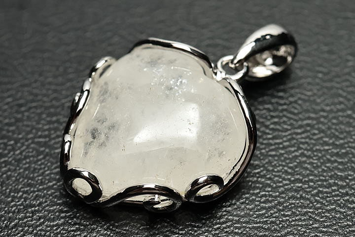 アゼツライトハートペンダントトップ(プログラミング済ノースカロライナ州産)