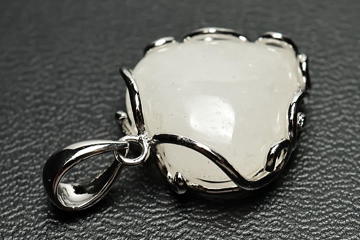 アゼツライトハートペンダントトップ(プログラミング済ノースカロライナ州産)