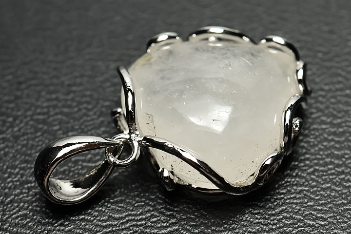 アゼツライトハートペンダントトップ(プログラミング済ノースカロライナ州産)