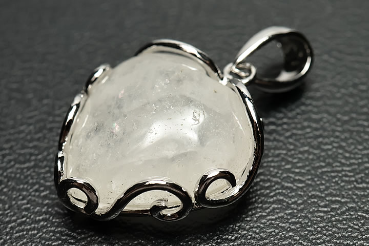 アゼツライトハートペンダントトップ(プログラミング済ノースカロライナ州産)