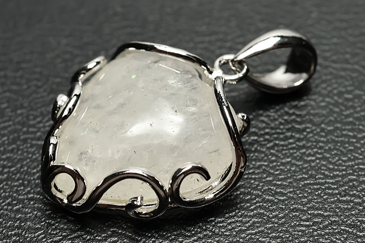 アゼツライトハートペンダントトップ(プログラミング済ノースカロライナ州産)