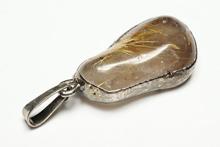 ゴールドルチル ラフ磨きペンダントトップ