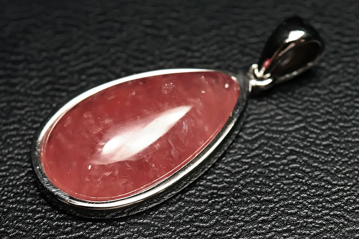 10Aロードクロサイト(インカローズ)ペンダントトップ　アルゼンチン産