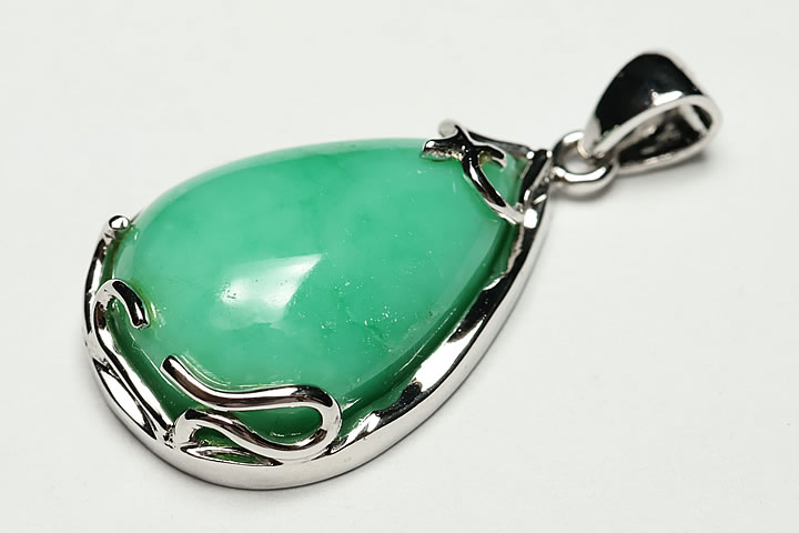 高品質クリソプレーズペンダントトップ