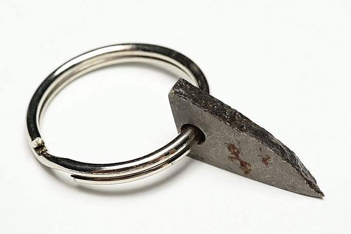 ナチュラルギベオン　キーホルダー ナミビア産