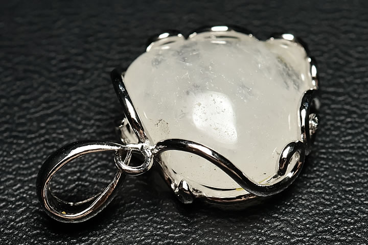 アゼツライトハートペンダントトップ(プログラミング済ノースカロライナ州産)