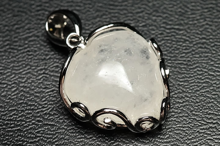 アゼツライトハートペンダントトップ(プログラミング済ノースカロライナ州産)