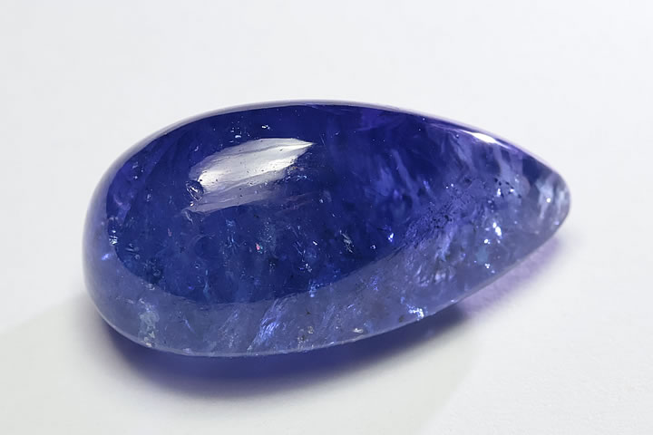 25.10ct 宝石質タンザナイト カボションルース　タンザニア産　ファイナルグレード++++