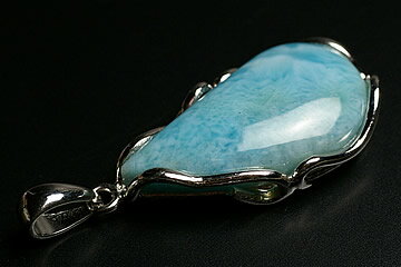 高品質ラリマーペンダントトップ