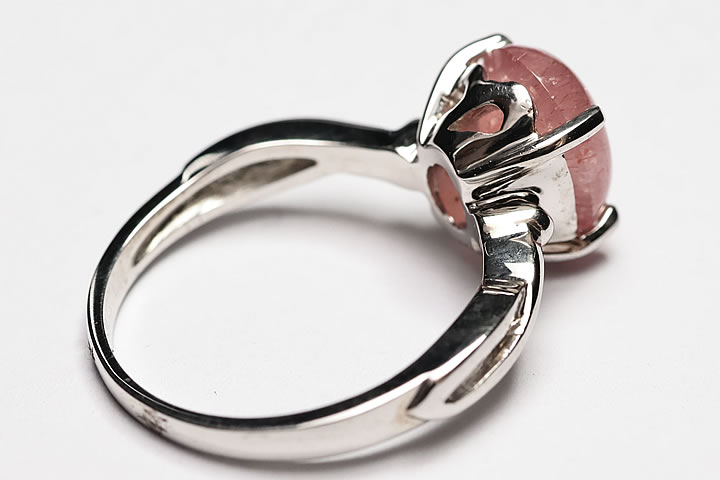 ロシア産ストロベリークォーツリング　11号