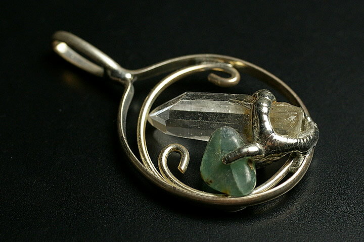 コロンビアレムリアンハンドメイドペンダントトップ　ガイガーミネラル社正規品