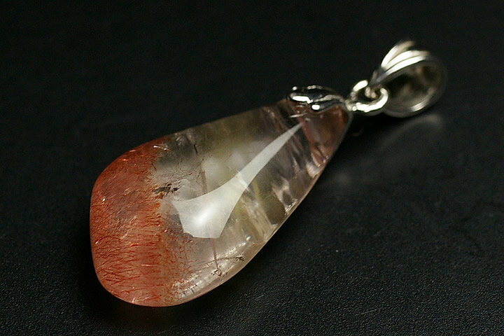 ロシア産ストロベリークォーツペンダントトップ