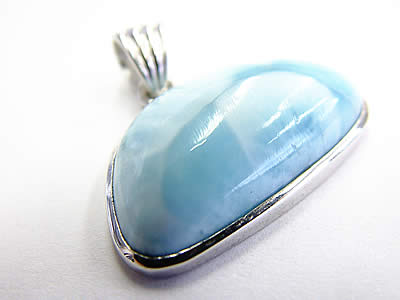 高品質ラリマーペンダントトップ