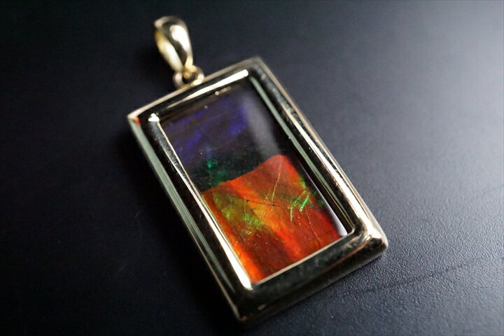 幻の名品　コーライトペンダントトップ K18　宝石質グレード+++