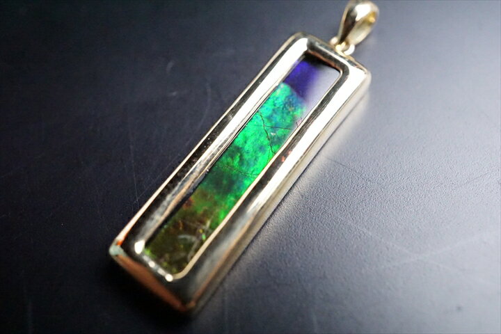 幻の名品　コーライトペンダントトップ K18　宝石質グレード+++