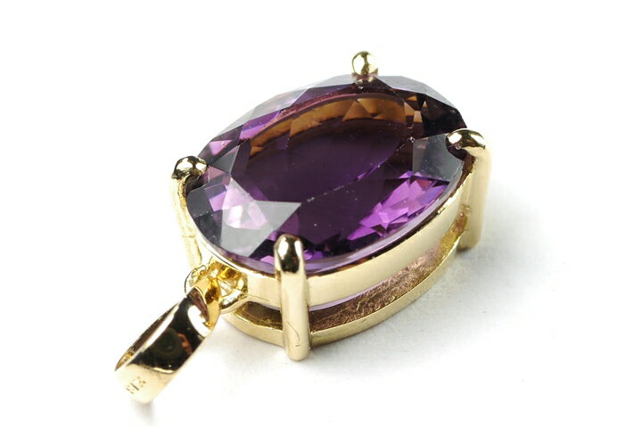 2.13ct マリアライト(バイオレットスキャポライト)K18ペンダントトップ　ファイナルグレード＋＋　アフガニスタン産