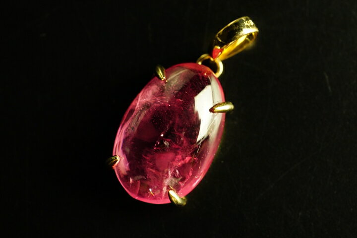 コロラド州産　インカローズペンダントトップ　ファイナルグレード++　18金加工　超レア品