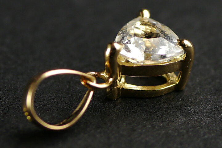 0.33ctフェナカイトK18ペンダントトップ　ファイナルグレード++ ブラジル産 鑑別書付き!