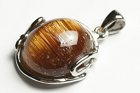 最高級品オレンジキャッアイルチルペンダントトップ