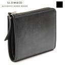 1000円OFFクーポン★SLOW 財布ミニ 英国製ブライドルレザー SO797JS SLOW bridle Lzip short mini wallet スロウ ブライドルレザーミニウォレット（L字ジップ） メンズ レディース ブランド おしゃれ イギリス Thomas Ware and Sons トーマスウェア & サンズ 社製レザー