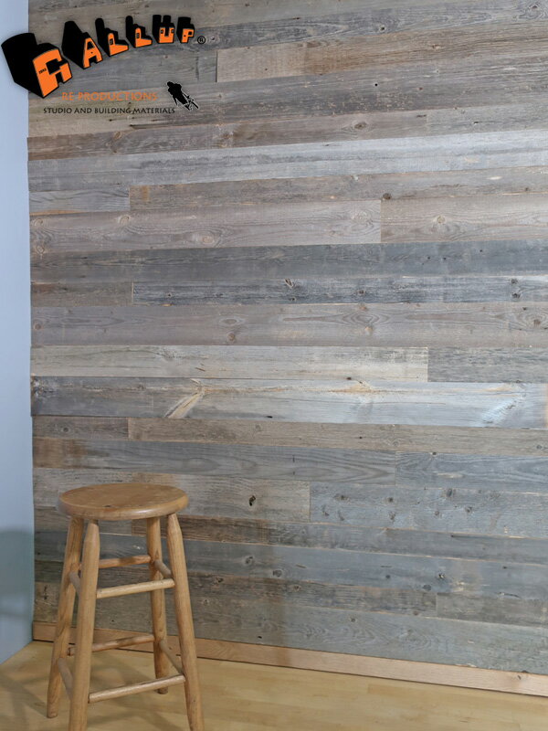 ミル バーン ボード (グレー) (1m2/束)[送料区分：大型A]【古材 天然木 パネル ウォールパネル ビンテ..