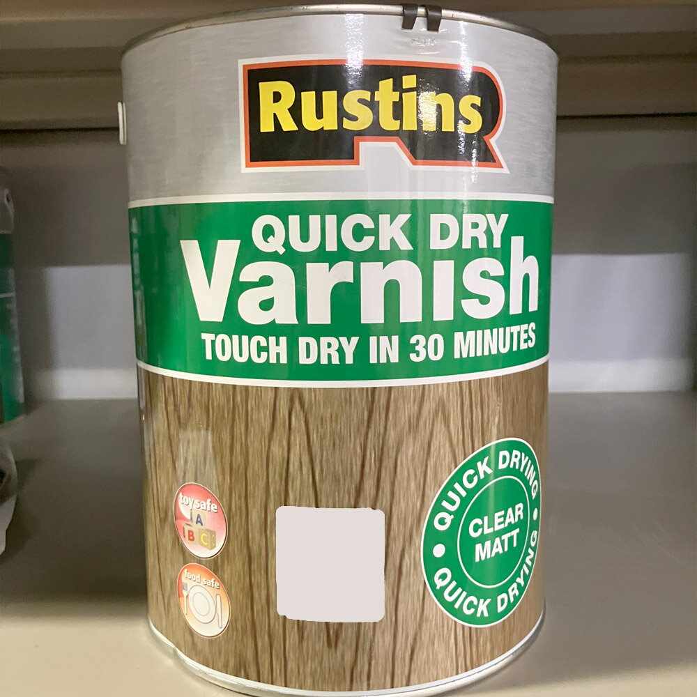 【在庫限り廃番予定】[ラスティンズ] クイックドライ クリア バーニッシュ 5.0L クリア・マット(ツヤ消..