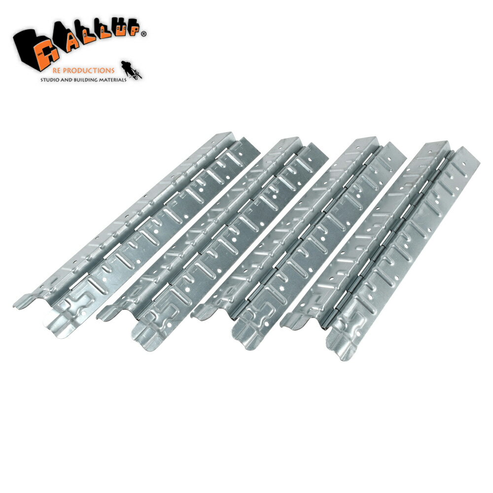 商品詳細 種類 スタッキング ヒンジ (蝶番） 販売単位 4枚/1セット 素材 鉄 サイズ(mm) 約 幅80&times;高さ425&times;奥行き27（開いた状態）ネジ穴の直径…5.4mm サイズ詳細 重量 約 509g/1枚 製造国 中国 注意事項 取り付けネジは付いておりません。別途ご用意ください。 製品の特性上、小さなスレや傷、また端部にバリが残っている場合があります。 切り口や角部は鋭利ですので、取り扱いにご注意ください。 入荷ロットにより仕様が変更となる場合があります。 関連商品 スタッキング・ヒンジ（215mm） スタッキング・ヒンジ（425mm） 関連カテゴリー 蝶番(キャビネット、小型扉用） 一覧ページ 商品画像・使用例・イメージ(画像をクリックで拡大) 4枚/1セットです。 裏面 工業用の無骨な外観 蝶番同士が重なるような構造になっています。 ショップディスプレイにも※画像は215mmのタイプ プランターとして※画像は215mmのタイプ 【用意するもの】スタッキング ヒンジ(425mm)の場合 画像はスタッキング ヒンジ(215mm)を使用しています。 ・スタッキングヒンジ(425mm) 　1セット（4枚） ・枠板 　幅395〜400mmの板…4枚 　（幅100mmの板で高さ4枚分などでも可能です。） ※板の厚みは18mm以下のものをご使用ください。 ※長さは作りたいボックスのサイズに合わせてご用意ください。 ・取り付けネジ 　トラスタッピングネジ3.5mm×10〜15mm…64本 ※使用する枠板の厚さに合わせて長さは調節してください。 ※トラスタッピングネジ以外でも使用可能です。ネジ頭の直径が5.5mm以上のものが使えます。 以下必要に応じてご用意ください。 ・底板 　大きさは枠板の幅+50mm、奥行+50mm が目安となります。 ※厚みが30mm以上の板を使用するとスタッキングヒンジの端部が出っ張りにくくなります。 ・キャスター 　底板につけることで移動をスムーズに行うことが可能です。簡単に積み重ね可能なボックスを作れます!高さ425mm Stacking Hinge 425mm Stacking Hinge(スタッキングヒンジ)は、主に貨物輸送用パレットを土台にした枠を作る為に使われる無骨なデザインが魅力的な蝶番です。木の板と組み合わせることで、スタッキング(積み重ね)可能な枠を簡単に作ることができます。 ボックスとして使用する場合は底になる板もご用意ください。底板にキャスターを取り付ければ移動も簡単にできます。 板の長さ次第で様々なサイズのボックスを作ることができるので、商品をストックするための店舗什器や住宅の収納アイテムとして、プロの什器製作からDIYまで様々なシーンでお使いいただけます。 海外では収納の他に園芸用のプランターや鉢カバーとしても使われています。こちらは高さが約400mmもあるので2Lペットボトルの保管や大型のプランターカバーとしてもオススメです。 組合わせる板材は厚さ18mmまで、幅395〜400mmぐらいの板材がおすすめです。 ※作るボックスの大きさによって長さは調節してください。 当商品の送料について 送料区分：宅配便　送料表をみる 配送業者：ヤマト運輸 ・注文合計金額3,980円(税込)以上で送料無料になります。※沖縄・離島・一部地域は9,800円(税込)以上。 ※宅配便と大型宅配便の商品を同時に注文すると、送料が正しく計算されない(または「送料別」と表示される)場合があります。ご注文受付後に当店よりお送りするメールで送料をお知らせいたします。 当商品の送料について 送料区分：宅配便　送料表をみる 配送業者：ヤマト運輸 ・注文合計金額3,980円(税込)以上で送料無料になります。※沖縄・離島・一部地域は9,800円(税込)以上。 ※宅配便と大型宅配便の商品を同時に注文すると、送料が正しく計算されない(または「送料別」と表示される)場合があります。ご注文受付後に当店よりお送りするメールで送料をお知らせいたします。
