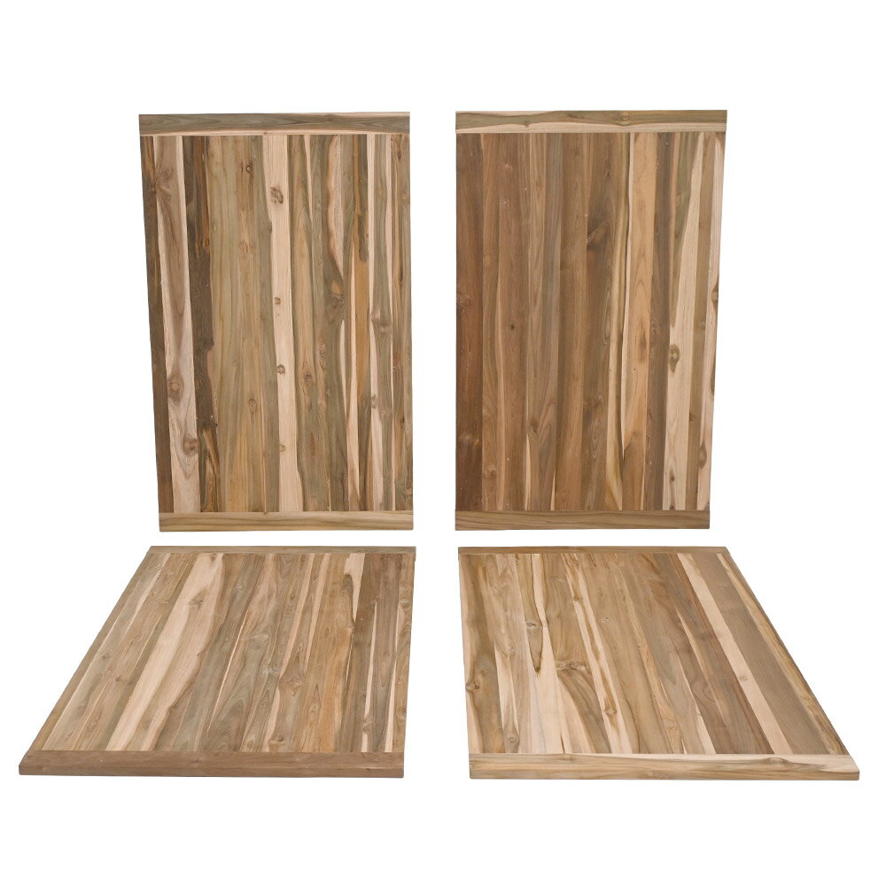 ���ȥ饤�� ������ �ơ��֥�ȥå� (1200��750)[������ʬ���緿B]��120cm��75cm ŷ�ĤΤ� ������ �ź� ̵�� ŷ���� ���å� �� �ǥ��� ���ե��ơ��֥� ̵���� ���� DIY �ȶ� �ͳ� teak tabletop stripe Ź�� ���� ������� ��