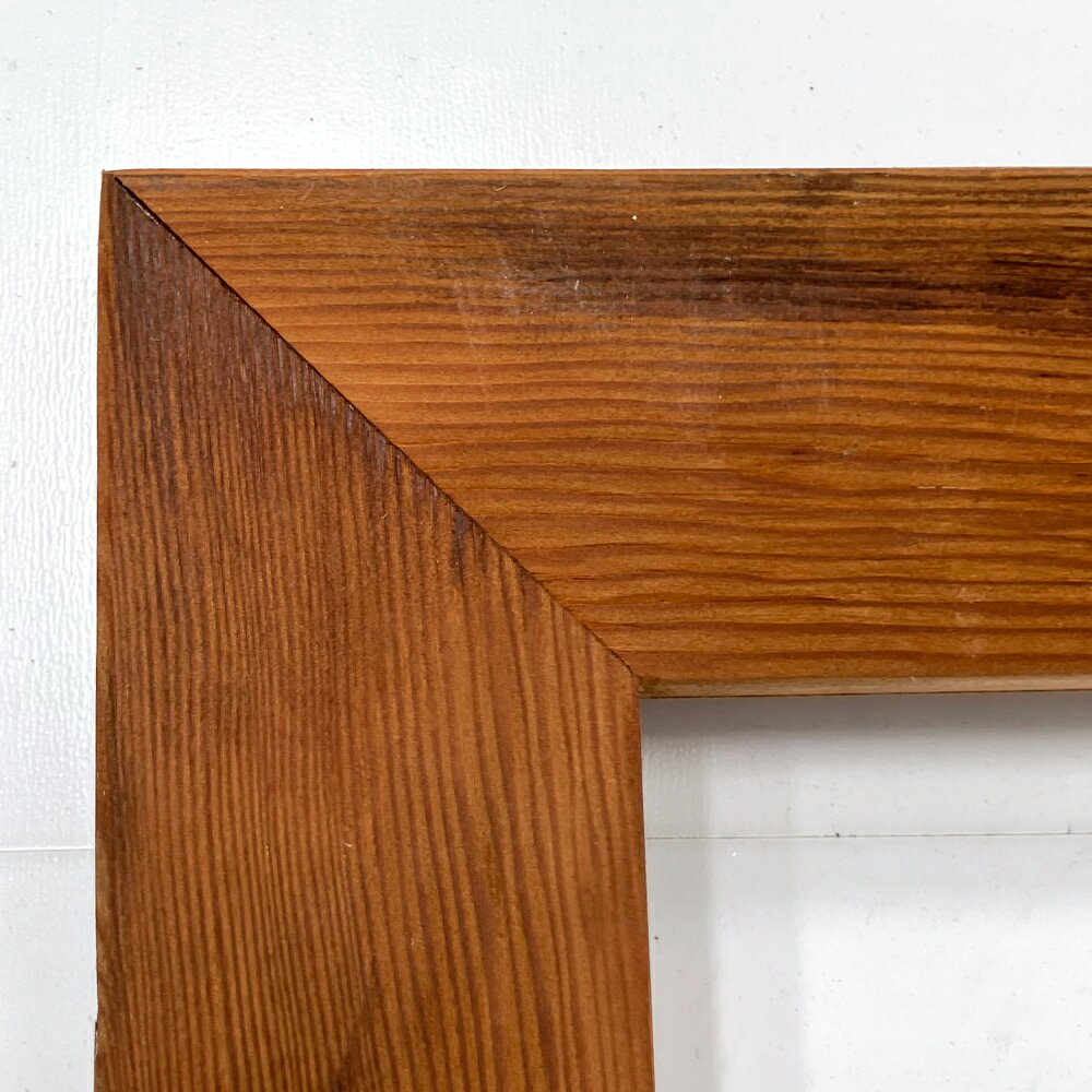 カリフォルニア ブラウン フレーム (5×7インチ)※アクリル板(ガラスまたはミラー)と壁掛けフックは別売です。【 額縁 木製 ピクチャ 2L判 写真 イラスト 古材 ウッド 写真たて インテリア ウェルカムボード おしゃれ 】 [2]