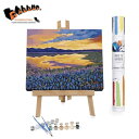 ペイント バイ ナンバー (84 ブルーボネット ラプソディー)【Winnie's Picks Paint by Numbers 数字 塗り絵 ぬりえ 大人向け...