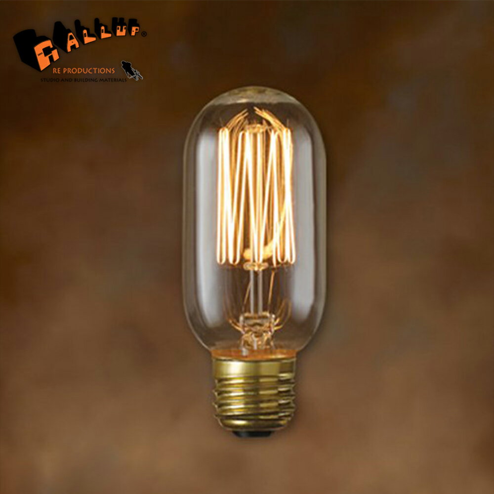 乐天商城 - 【在庫限り】エジソンバルブ (チューブラー) (スクワーレルケージ) 40W 口金 E26 【 Edison Bulb 電球 白熱球 ライト 照明 ディスプレイ インテリア 雑貨 おしゃれ レトロ ビンテージ アンティーク コード ソケット別売 店舗照明 】