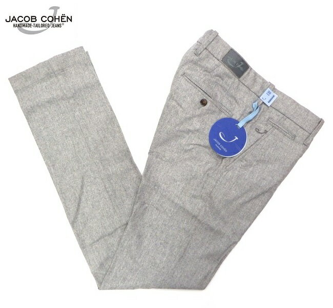 JACOB COHEN(ヤコブ コーエン) テーパード ウール パンツ グレー BOBBY CP WOOL 06968N