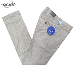 ヤコブ・コーエン JACOB COHEN(ヤコブ コーエン) テーパード ウール パンツ グレー BOBBY CP WOOL 06968N