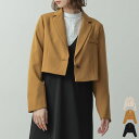 【SPRING FAIR】M/Lサイズ カットツイルショートジャケット レディース 春 夏 / ジャケット アウター テーラードジャケット ショートジャケット ...