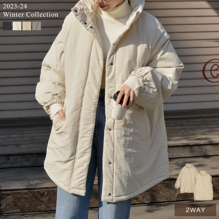 SC M LTCY [2023-24 WINTER COLLECTION][gTCYL]2WAY~h ECNȃWPbg fB[X H ~   WPbg AE^[  EWPbg R[g u] X^hJ[ X^[p[J[[xcp]