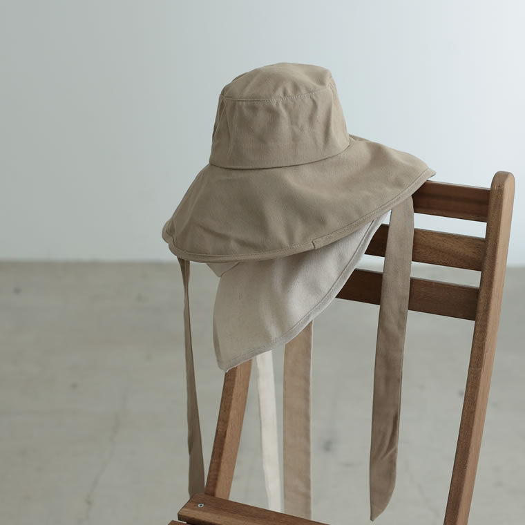 フリーサイズ リネンブレンドリボン付きハット レディース 春 夏 / 帽子 ハット ぼうし リネン リネンブレンド リボン付きハット 日焼け防止 リゾート 海 プール 旅行 紫外線対策のサムネイル