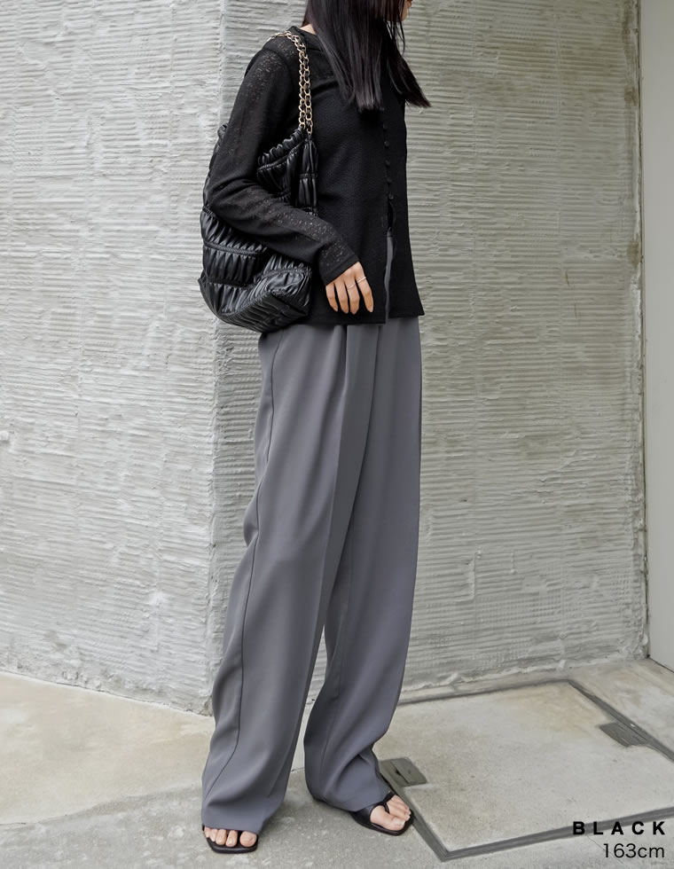 【SPECIAL FAIR】ポーチ付きプリーツチェーンストラップバッグ レディース 春 夏 秋 冬 リエディ / バッグ ハンドバッグ チェーンバッグ ショルダーバッグ 肩掛け 大容量 プリーツバッグ フェイクレザー ポーチ付き galstar-10080914 Re:EDIT(リエディ) サンプル画像3