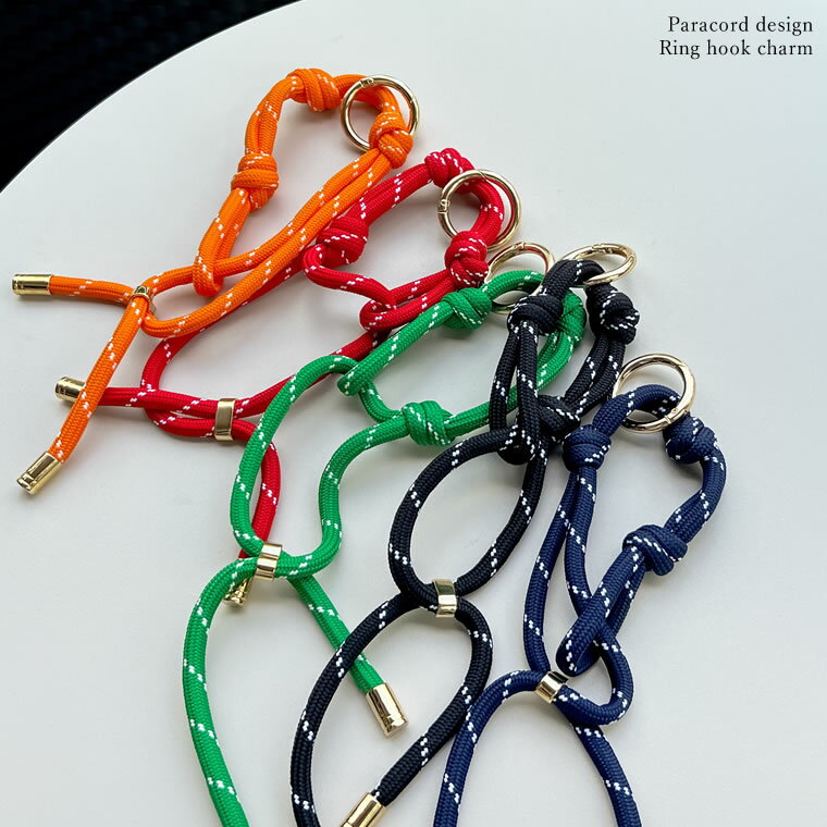 【SPECIAL FAIR】フリーサイズ パラコードチャーム レディース 春 夏 リエディ アクセサリー チャーム パラコード キーホルダー ハンドストラップ ...