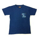 grn tシャツ メンズ 半袖 インディゴポケット リメイク メンズS-Lサイズ 送料無料