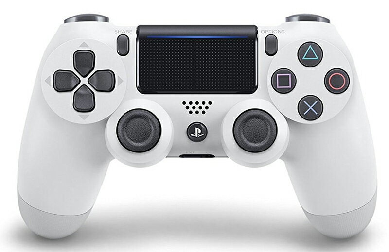 【新品】PS4 ワイヤレスコントローラー DUALSHOCK4 (グレイシャー・ホワイト)【宅配便】