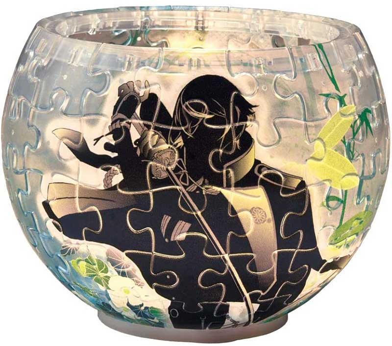 【新品】ランプシェードパズル 刀剣乱舞-ON LINE- 髭切 80ピース(直径10x高さ7cm)【宅配便】