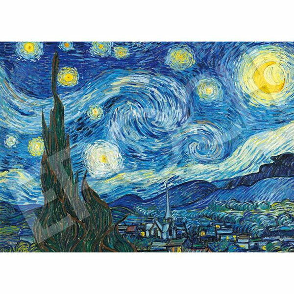 【新品】ジグソーパズル 世界の絵画 星月夜 ゴッホ 2000スーパースモールピース(38x53cm)【宅配便】