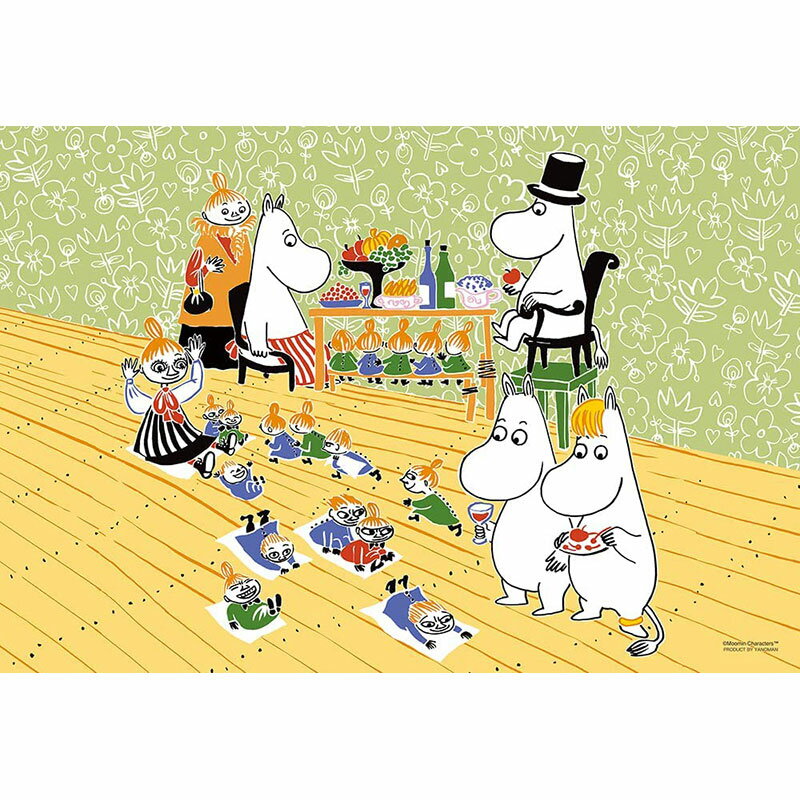 【新品】ジグソーパズル MOOMIN にぎやかな食卓 1000コンパクトピース(26x38cm)【宅配便】