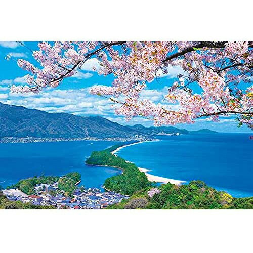 【新品】ジグソーパズル 日本風景 花咲く天橋立 1000ピース 50x75cm 【宅配便】